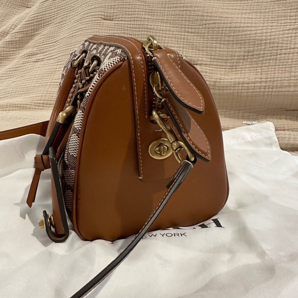 Coach Ruby satchel 25 in signature textile jacquard - Picture 9 of 12